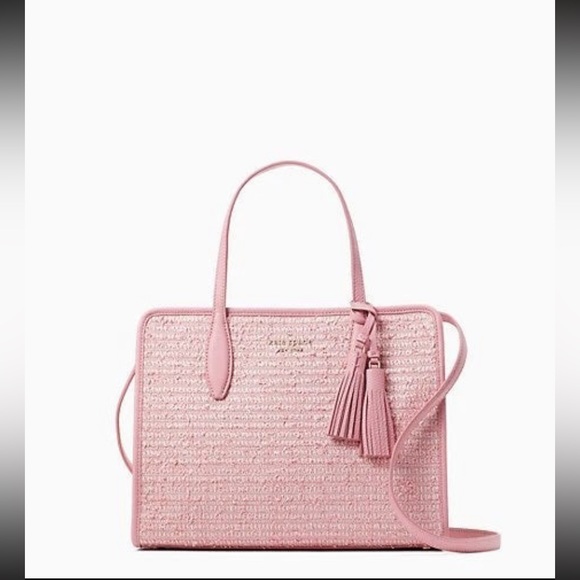 kate spade Handbags - Kate Spade | Rowe Summer Tweed Pink | Size Medium | NWOT